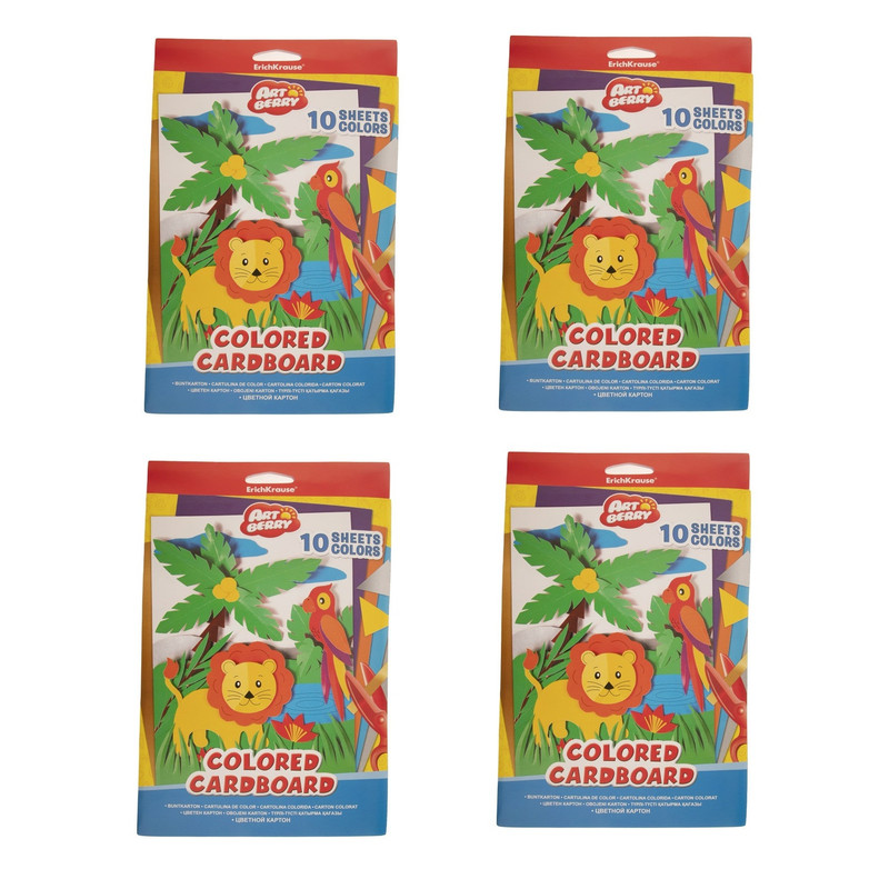 مقوا رنگی آرت بری کد 37211 سایز 17.6×25 سانتی متر مجموعه 4 عددی