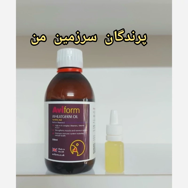روغن جوانه گندم مخصوص پرنده اوفرم انگلیس 20میل