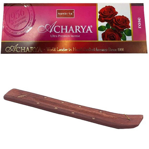 عود و جای عود مدل گل سرخ