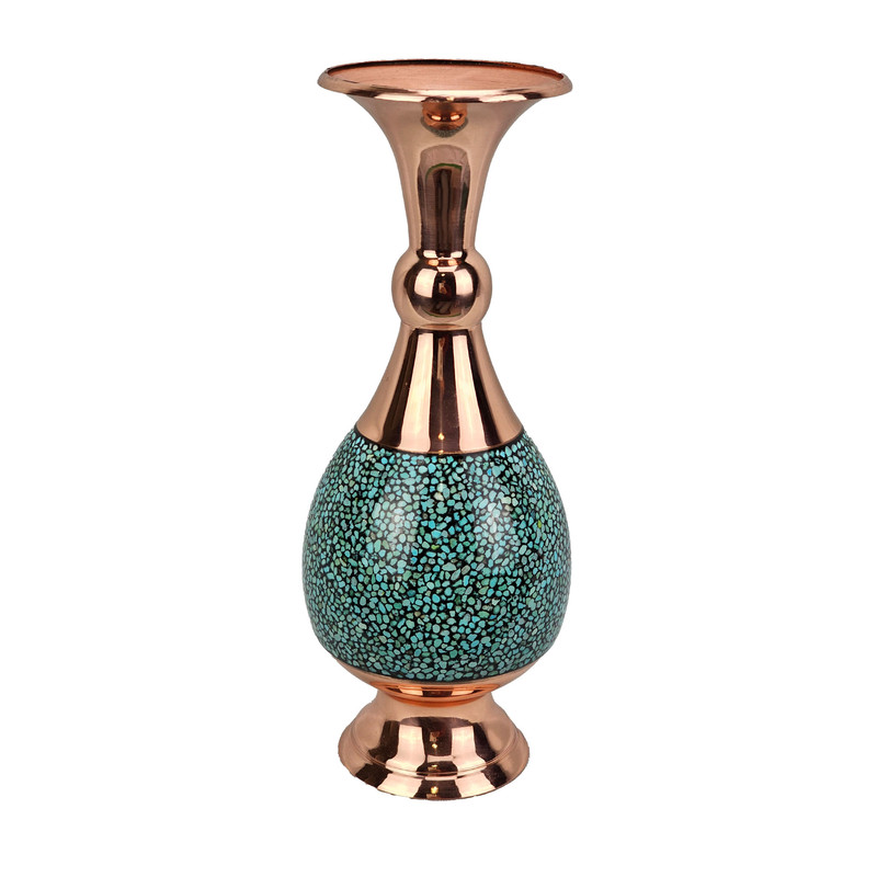 گلدان فیروزه کوبی کد 25