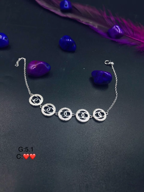 دست بند نقره زنانه کد SMD15