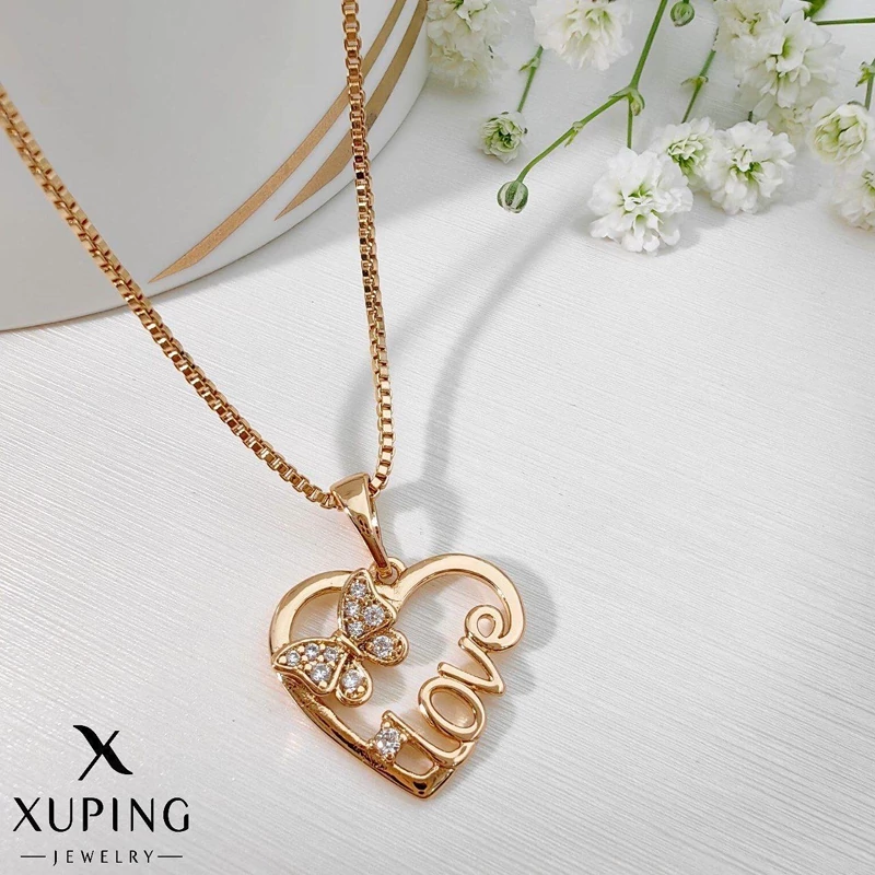 پلاک ژوپینگ زنانه طرح قلب و Love کد XM21