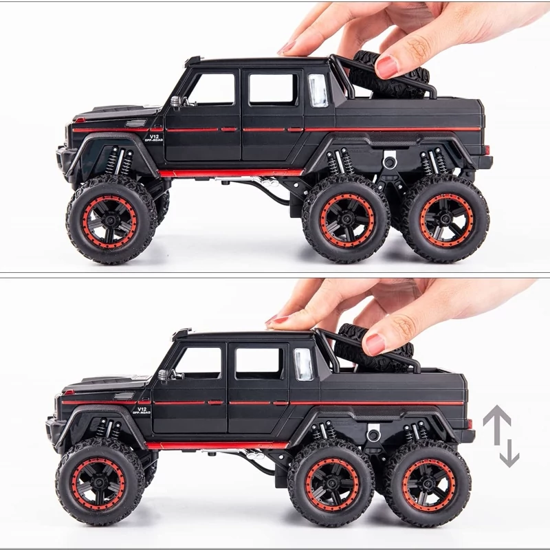 ماکت ماشین چه ژی مدل مرسدس بنز 6 چرخ G class G63 6x6 AMG
