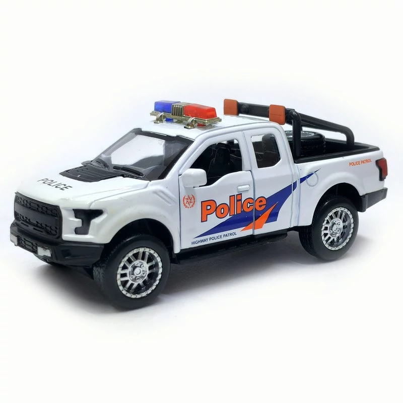 ماکت فلزی پلیس مدل فورد Raptor police مقیاس1.34