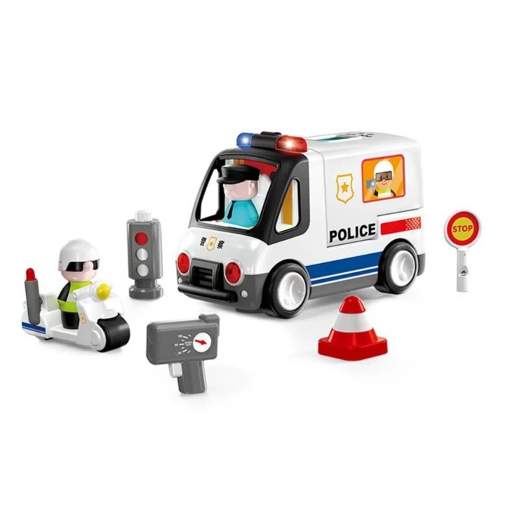 ماشین پلیس آموزشی هولی تویز huile toys کد HE9985