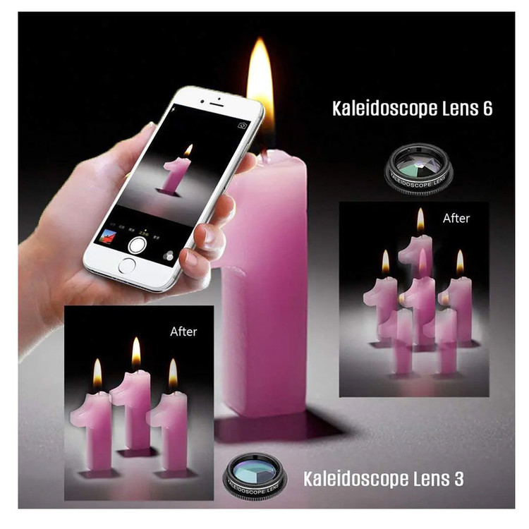 لنز کلیپسی موبایل زومی مدل XH-1001 مجموعه 10 عددی