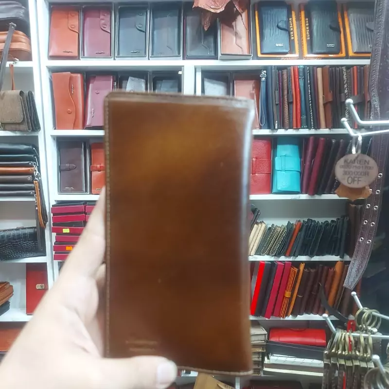 کیف پول چرم طبیعی گاوی لاکچری