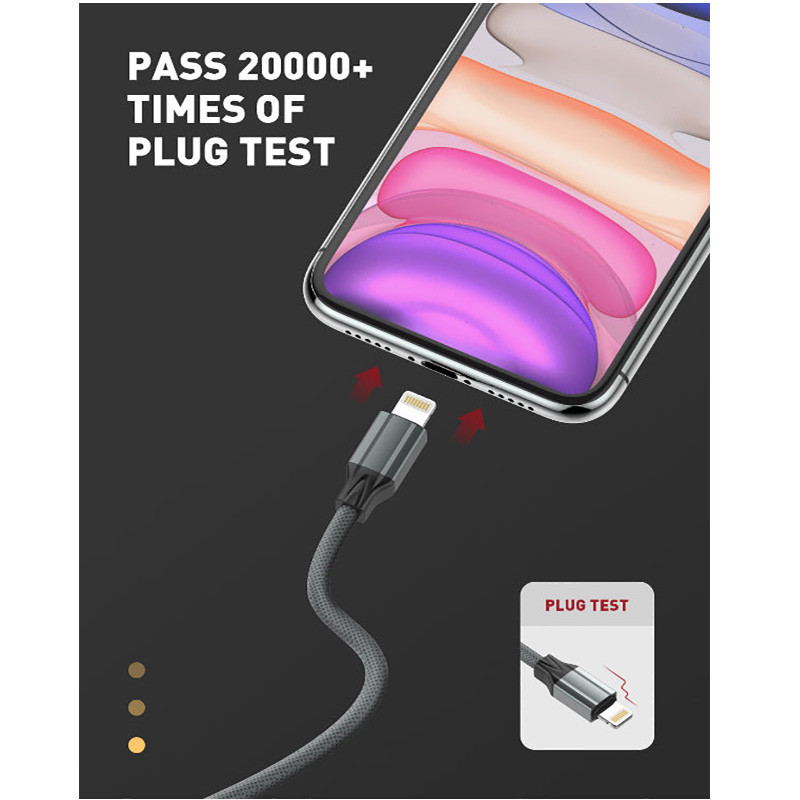 کابل تبدیل USB به microUSB الدینیو مدل LS441 01st طول 1 متر