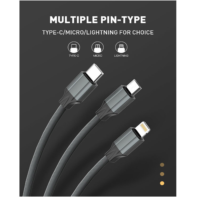 کابل تبدیل USB به microUSB الدینیو مدل LS441 01st طول 1 متر