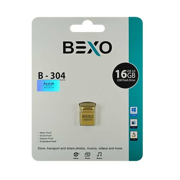 فلش مموری بکسو مدل B-304 ظرفیت 16 گیگابایت