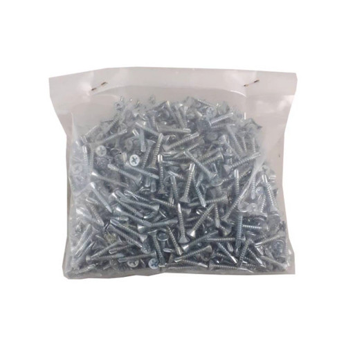 بسته 1000 عددی پیچ خودکار سایز 19 میلیمتر نوک مته سر تخت