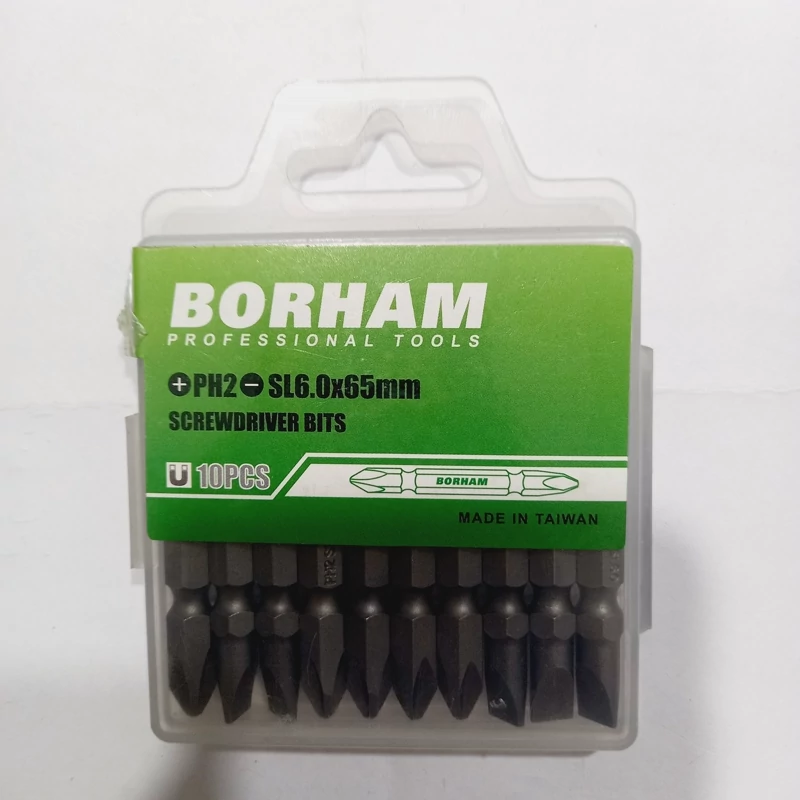 سری پیچ گوشتی یک سر چهارسو یک سر دوسو تایوانی برهام BORHAM دانه ای