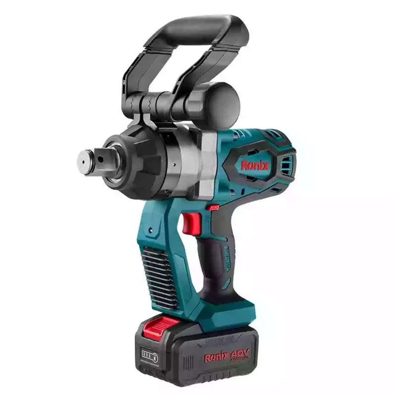 کیت بکس شارژی براشلس 40 ولت درایو 1 اینچ 2000 نیوتن‌متر رونیکس مدل 8937-40V (12 ماه گارانتی)