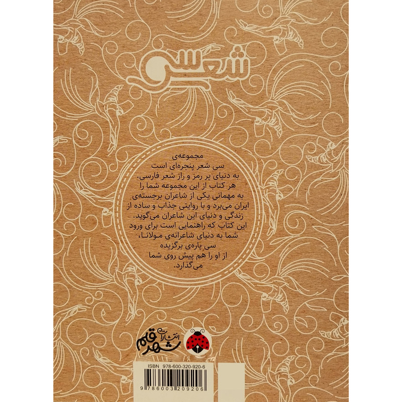 کتاب سی شعر-مولانا اثر حمیدرضا توکلی انتشارات شهر قلم