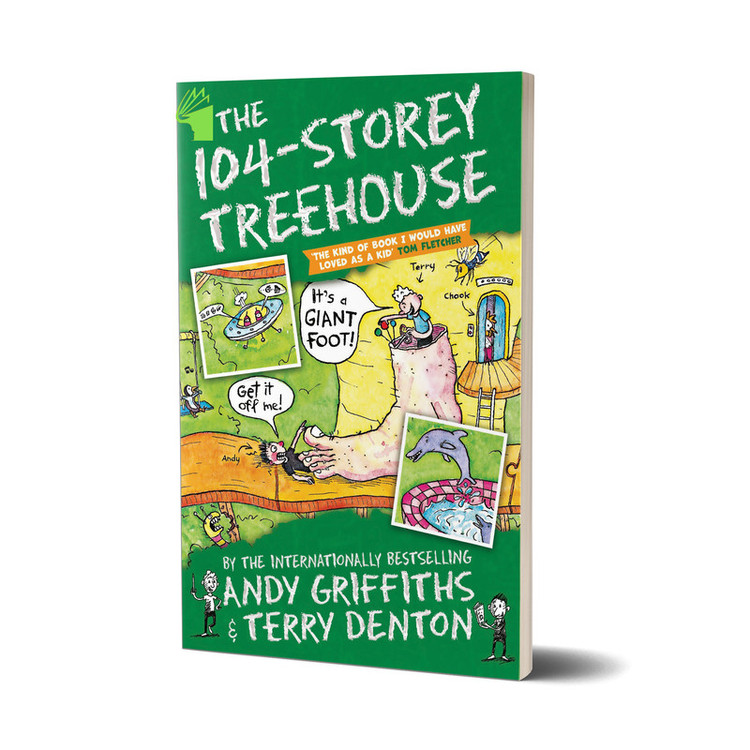 کتاب The 104-Story Treehouse اثر Andy Griffiths انتشارات معیار علم