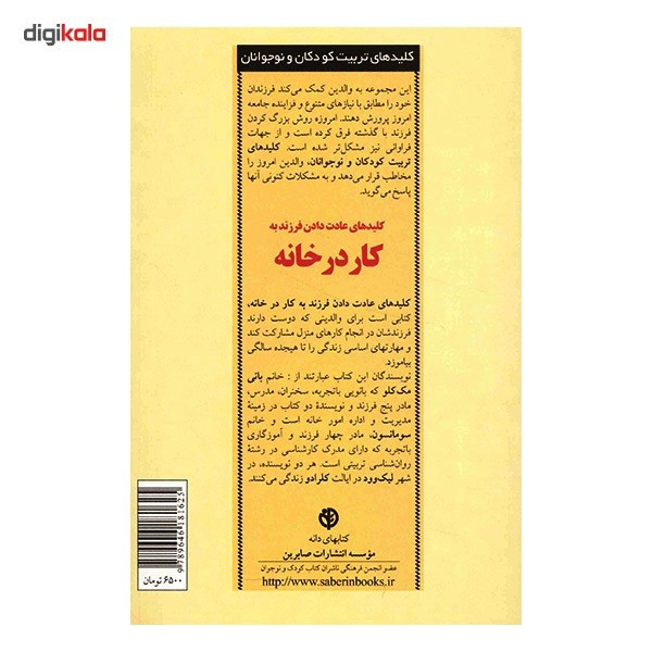 کتاب کلیدهای عادت دادن فرزند به کار در خانه اثر باری رانیان مک کلو