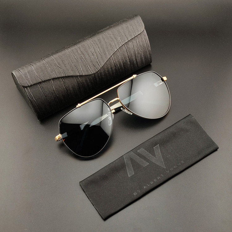 عینک آفتابی مردانه آلبرت وگ مدل 6322C93-P131 Polarized Avantgarde Visionary
