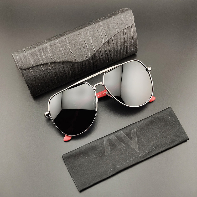 عینک آفتابی مردانه آلبرت وگ مدل JS8553C85-P253 Polarized Avantgarde Visionary