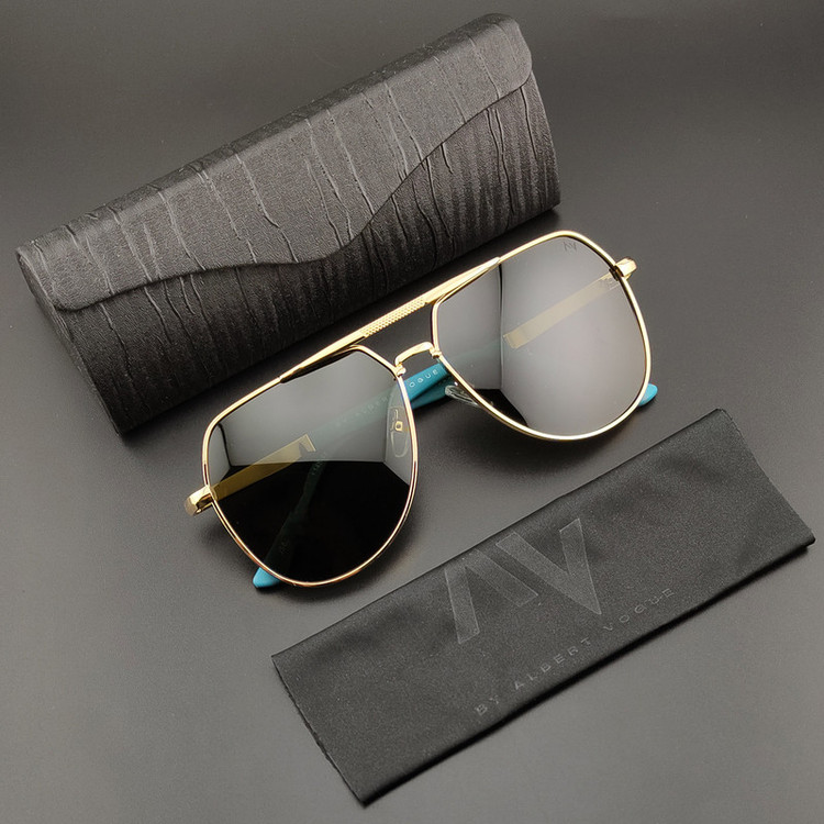 عینک آفتابی مردانه آلبرت وگ مدل JS8553C02P243 Polarized Avantgarde Visionary