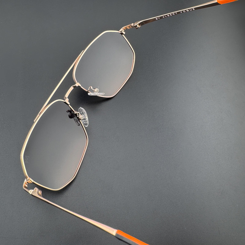 عینک آفتابی مردانه خلبانی آلبرت وگ مدل 6324C93-P127 Polarized Avantgarde Visionary