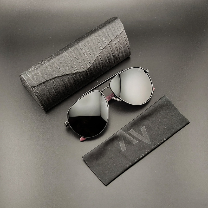 عینک آفتابی مردانه آلبرت وگ مدل 6315C04-P01 Polarized Avantgarde Visionary