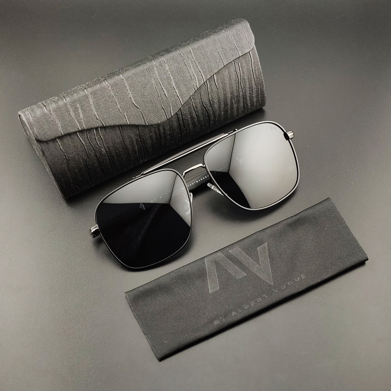 عینک آفتابی مردانه آلبرت وگ مدل 6320C85-P131 Polarized Avantgarde Visionary