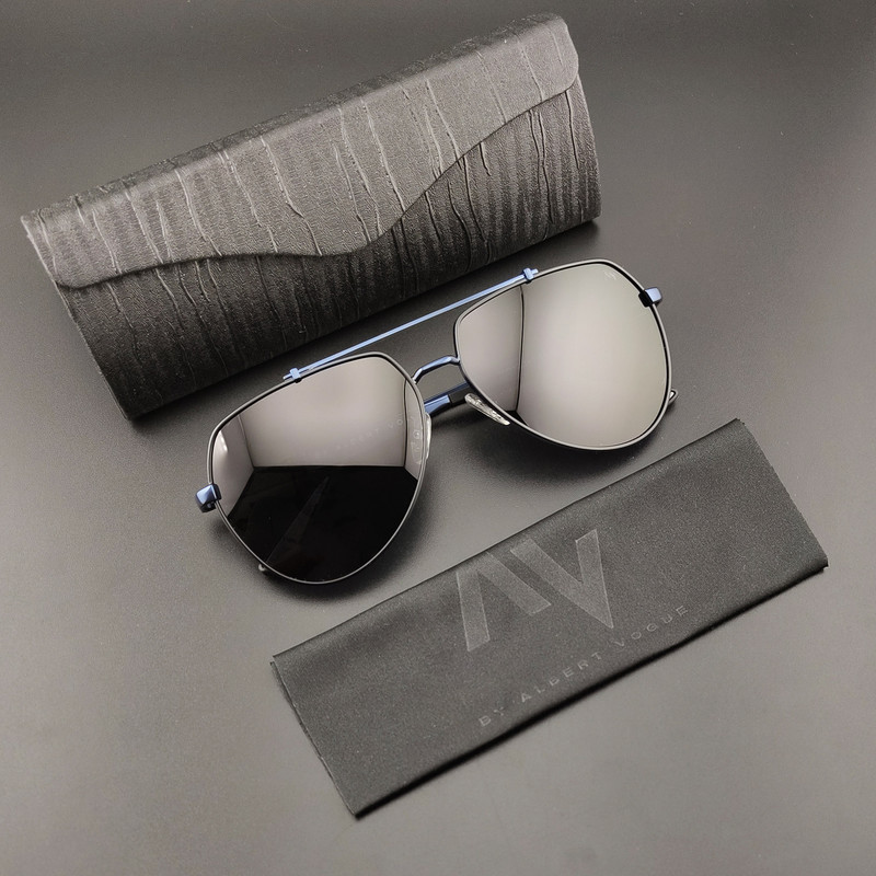 عینک آفتابی مردانه آلبرت وگ مدل 6322C102-P101 Polarized Avantgarde Visionary