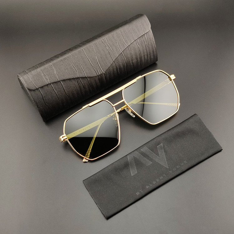 عینک آفتابی مردانه آلبرت وگ مدل JS8520C02-P25 Polarized Light Metal