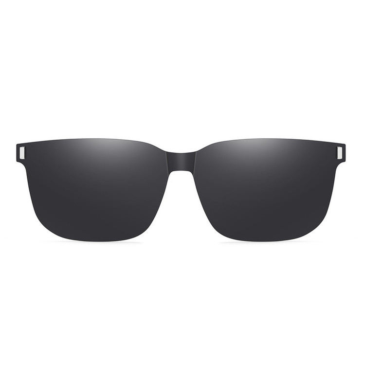 فریم عینک طبی مدل CG7201C01-P109 Polarized Double Switch به همراه کاور آفتابی