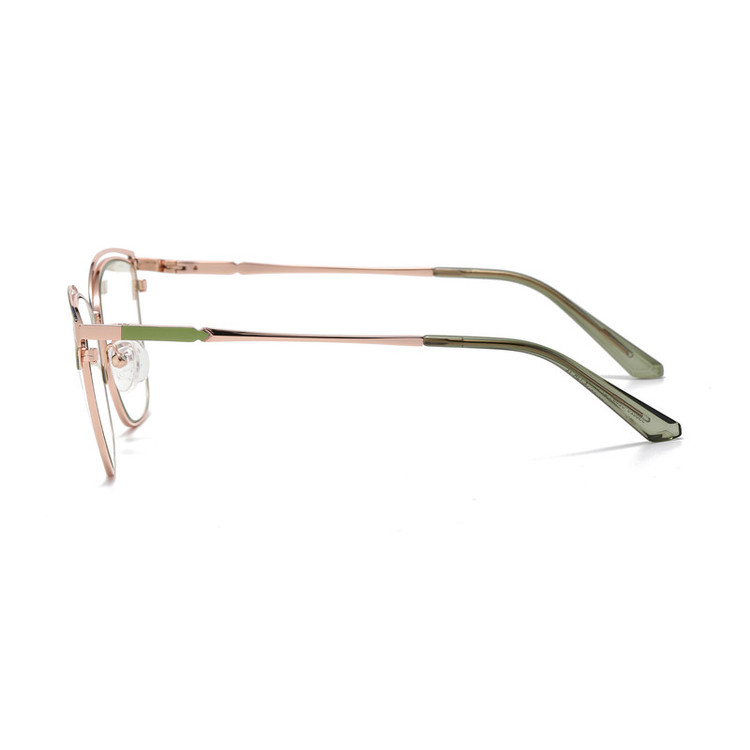 فریم عینک طبی گربه ای مدل JS8626C258-P81 مناسب برای صورت گرد و بیضی