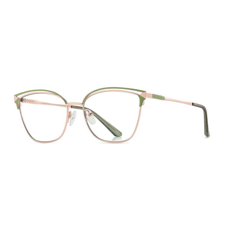فریم عینک طبی گربه ای مدل JS8626C258-P81 مناسب برای صورت گرد و بیضی