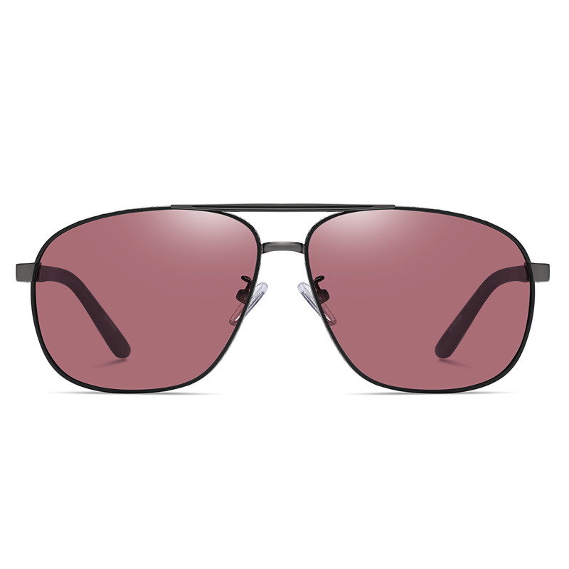 عینک آفتابی خلبانی مردانه آلبرت وگ مدل 6306C21P39 Polarized Maroon