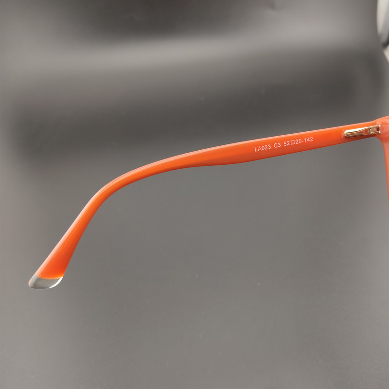 فریم عینک طبی زنانه مدل LA023C3 Acetate Tangerine Maroon
