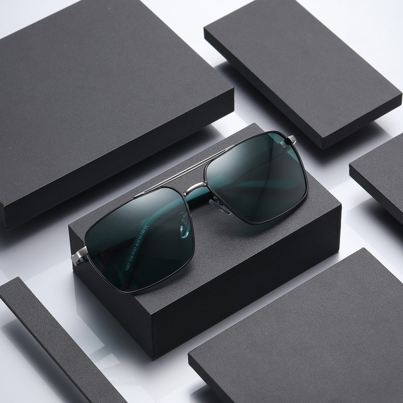 عینک آفتابی خلبانی مردانه آلبرت وگ مدل 6307C98P87 Polarized Albert Vogue
