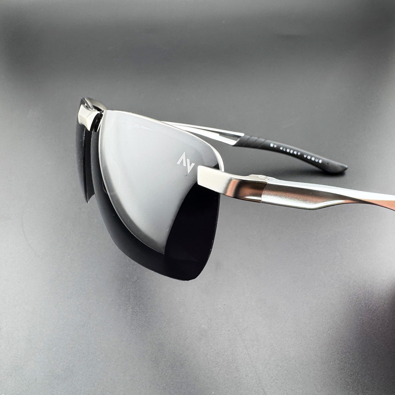 عینک آفتابی مردانه آلبرت وگ مدل 6303C10P01 Polarized Light Metal