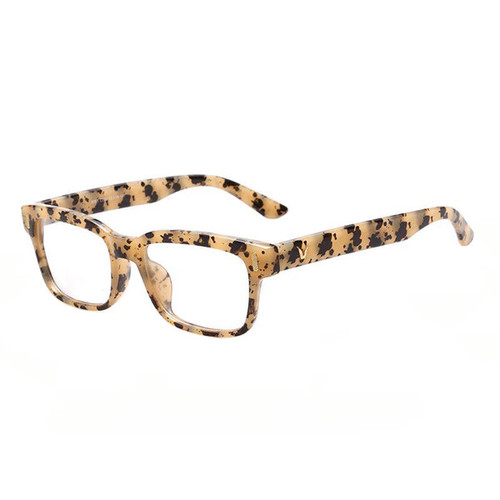 فریم عینک طبی مستطیلی مدل 8084C223 Leopard مناسب برای صورت گرد و بیضی