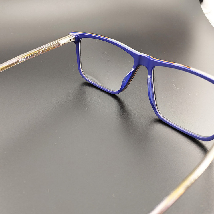فریم عینک طبی مدل RGE031C3 Acetate Navy Abalon
