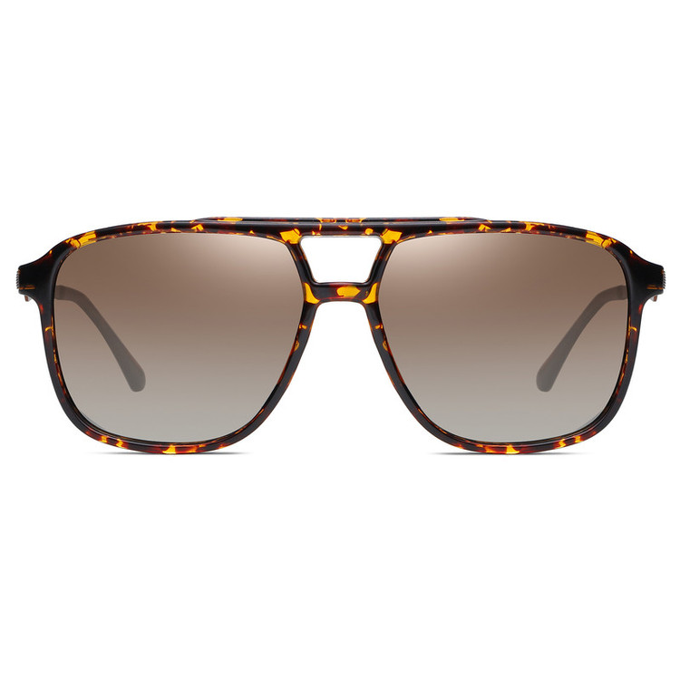عینک آفتابی مدل TR3301C41-P44 Polarized Leopard Metal