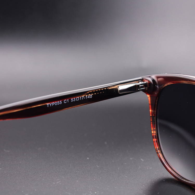 عینک آفتابی مدل TYP055C1 Acetate Burgundy Maroon