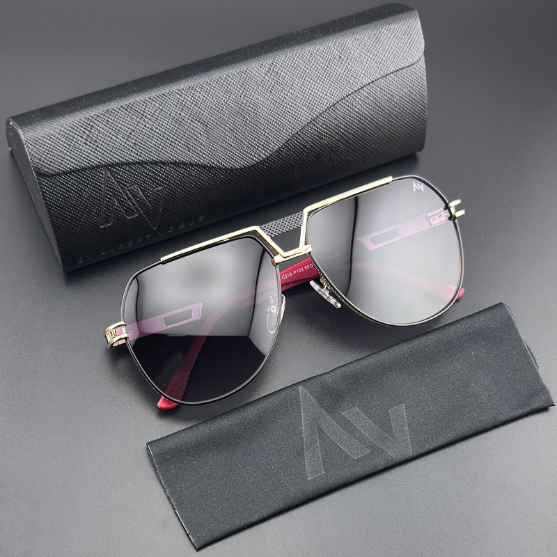 عینک آفتابی مردانه آلبرت وگ مدل JS8549C218-P120 Polarized Avantgarde Visionary