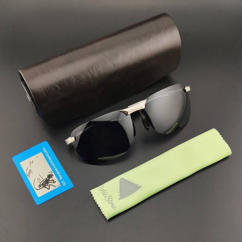 عینک آفتابی مردانه مدل 6303C10-P01 Polarized Light Metal