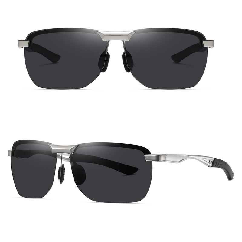 عینک آفتابی مردانه مدل 6303C10-P01 Polarized Light Metal