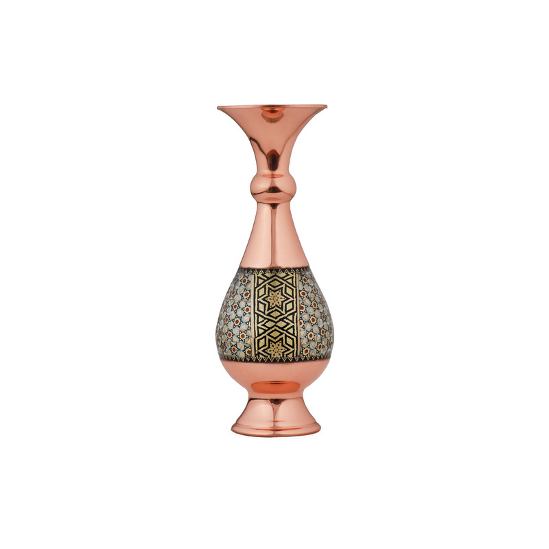 گلدان خاتم کاری مدل صراحی کد 120