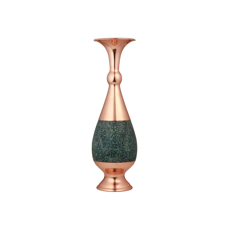 گلدان فیروزه کوبی مدل صراحی کد 30