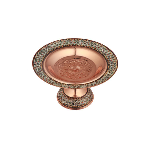 شیرینی خوری خاتم کاری مدل ساده کد 320