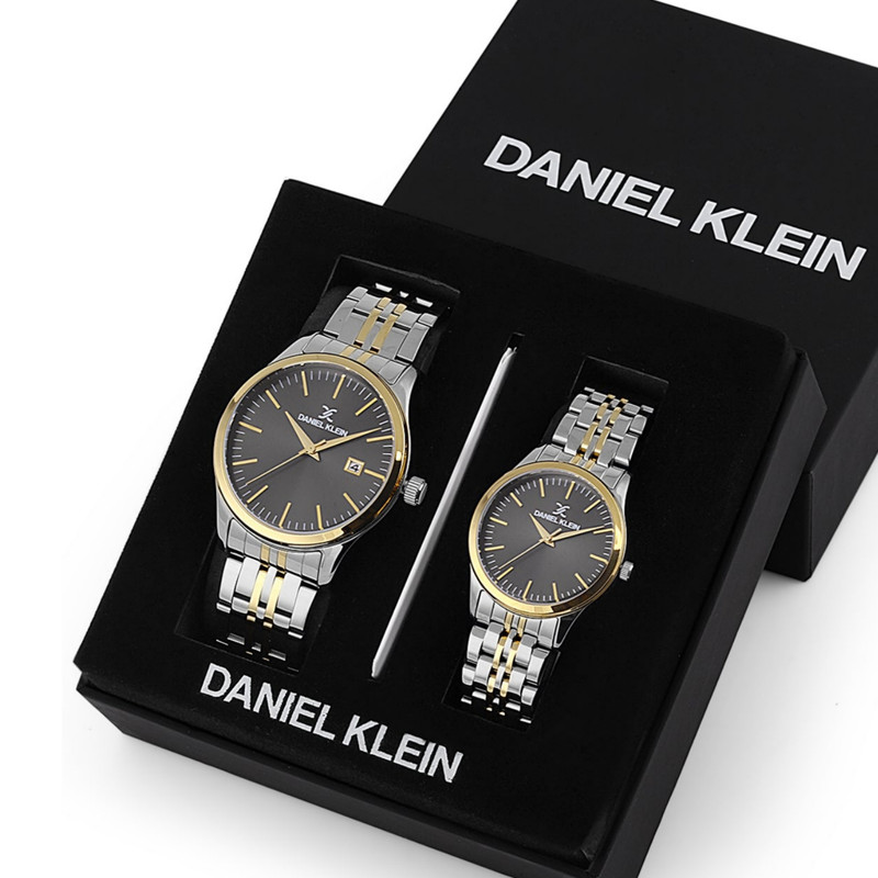 ست ساعت مچی عقربه ای زنانه و مردانه دنیل کلین مدل DK.1.13299.5