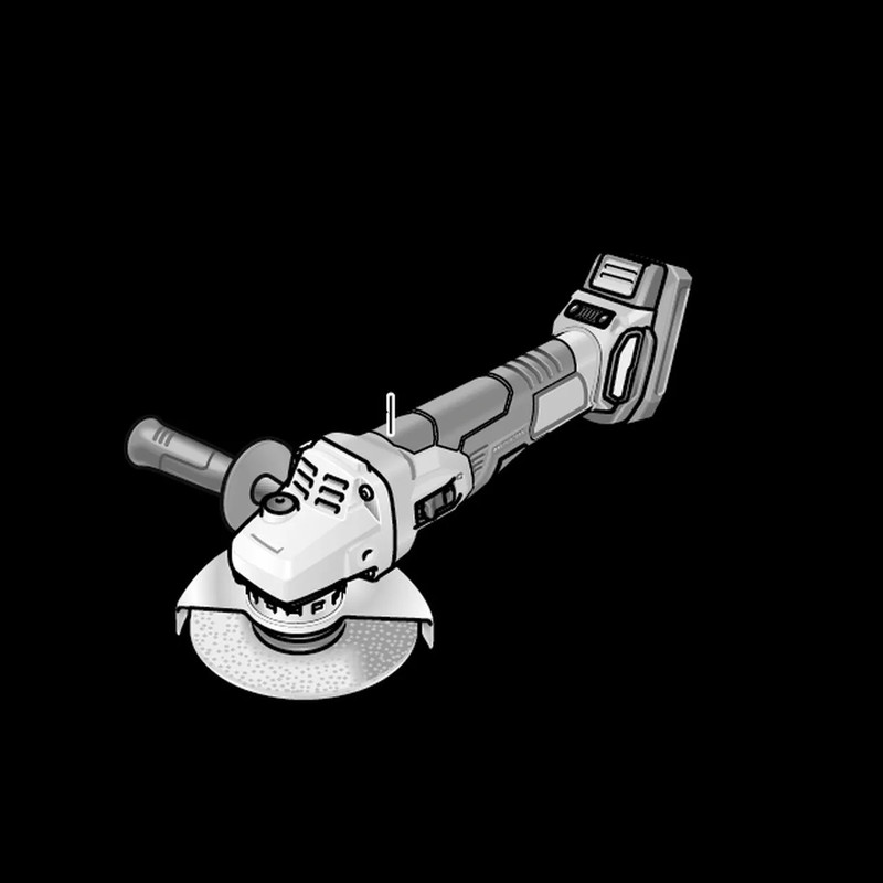 مینی فرز شارژی فلکس مدل L 125 18.0-EC LD / 5.0 Set