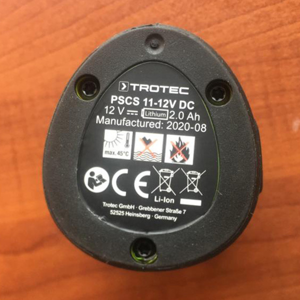 باتری دریل پیچ گوشتی شارژی تروتک مدل PSCS 11-12V