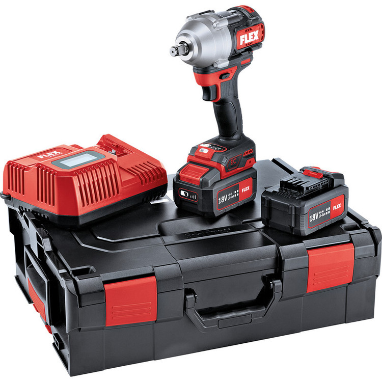 آچار بکس شارژی فلکس مدل IW 1/2 750 18.0-EC/5.0 Set