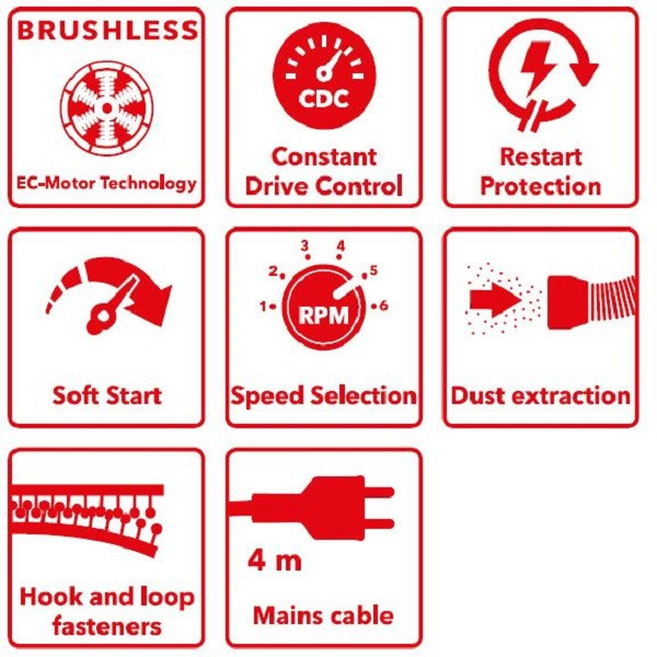 دستگاه سنباده زن اوربیتال فلکس مدل OSE 2-80 EC SET